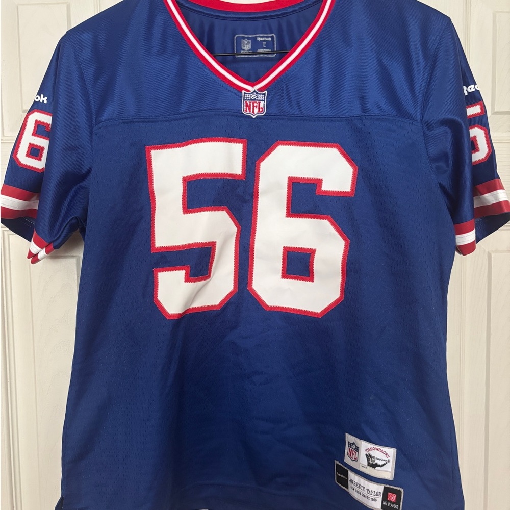 Throwback Lawrence “LT” Taylor Giants Jersey - Women’s size Large